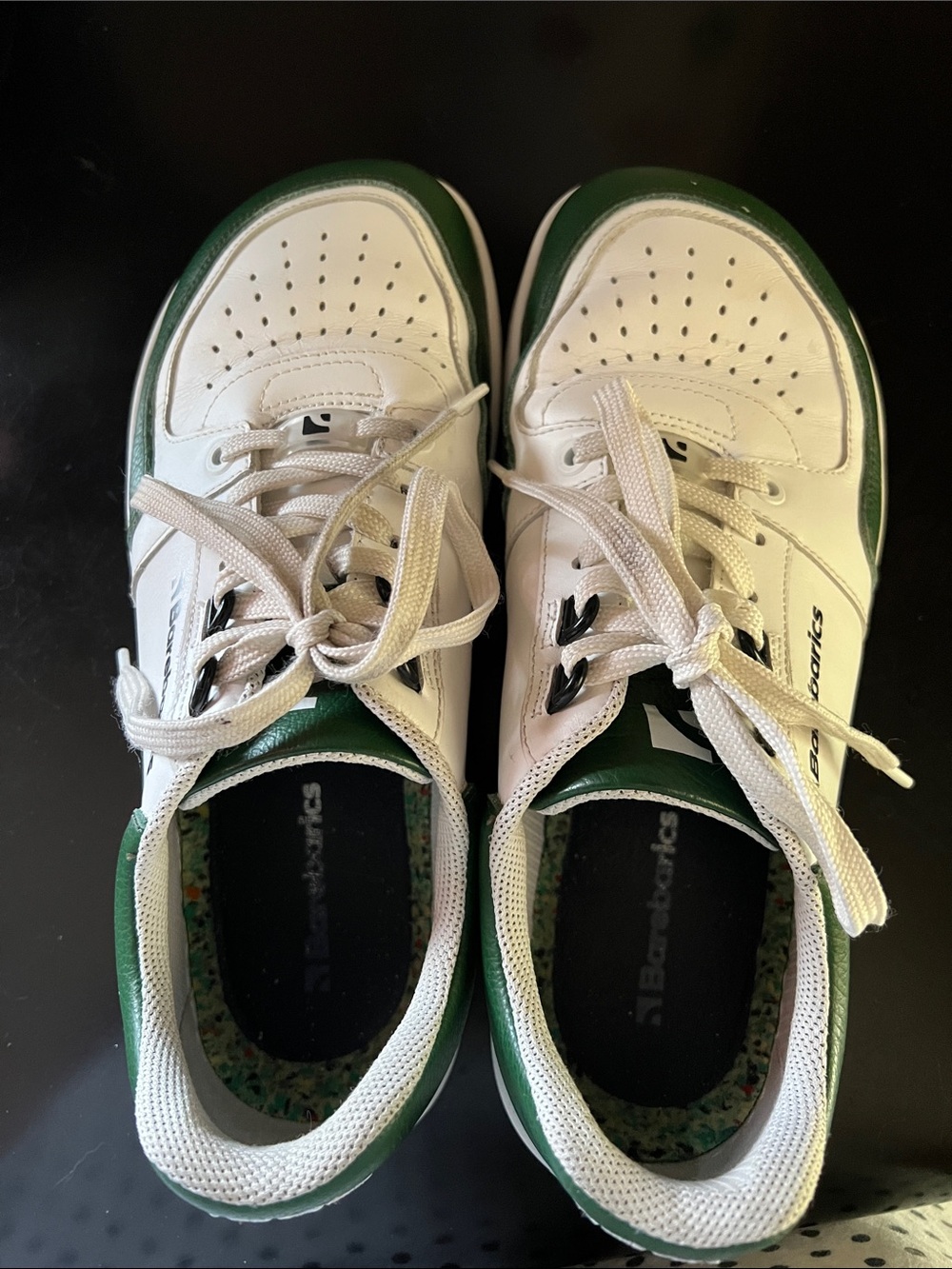 Barebarics Wave barefoot sneakers in a white green colorway.. Mens 8 women 9.5 - Picture 10 of 10